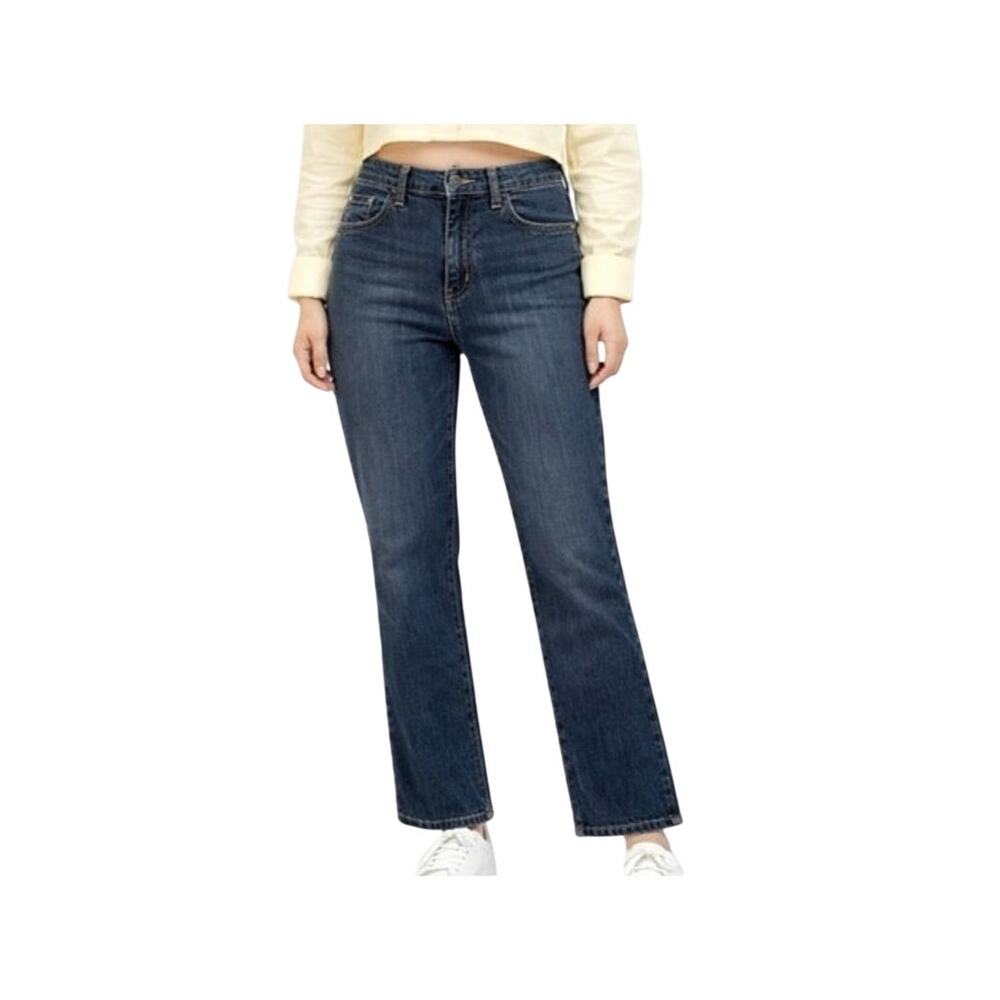 Zena Jeans Womens Size 29W Bootcut Dark Wash Mid Rise Heavy Denim Vintage Retro